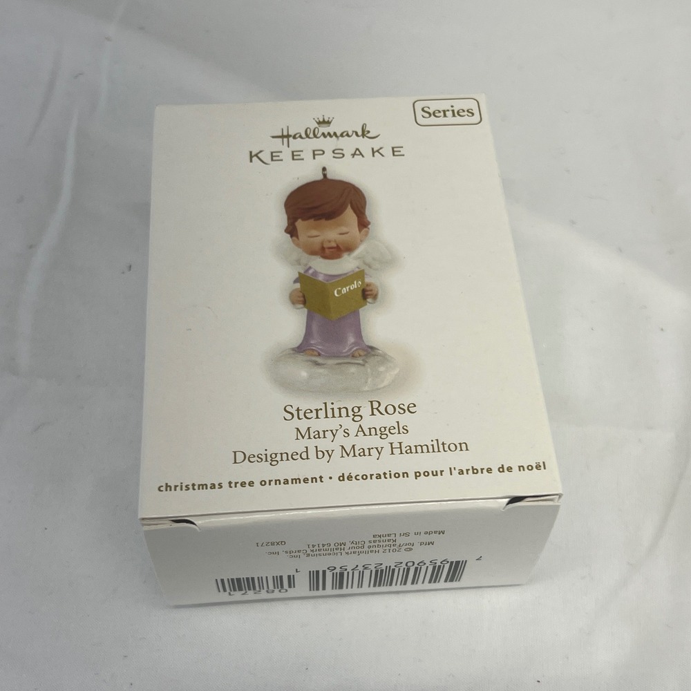 Hallmark Keepsake 2012 Sterling Rose‎ Marys Angels Ornament Mary Hamilton